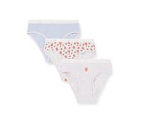 Dim Pack Bragas Tipo Slip En Algodón Stretch Con Estampado Niña x3