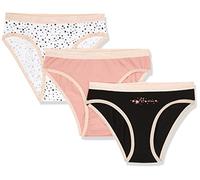 Dim Pack Bragas Tipo Slip En Algodón Stretch Con Estampado Niña x3, Multicolor, 16 años