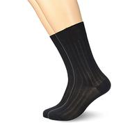 Dim Fil D'Ecosse Mi-Chaussettes Homme X2 43 - 46 Negro