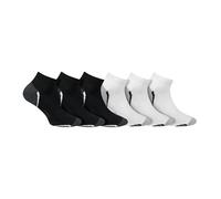 Dim Lote de 6 pares de calcetines cortos ECODIM SPORT. Talla 43/46. Color Blanco