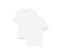 Dim Pack Camisetas termorreguladoras Algodón Cuello Redondo Hombre x2, Blanco, M