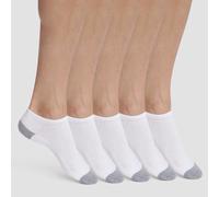 DIM Pack de 10 pares de calcetines Ecodim Sport Micro. Color Blanco