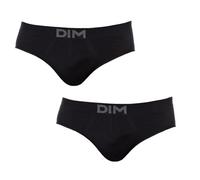 Dim - Pack de 2 Basic Calzoncillos sin Costura, Micro, Negro/Negro, L