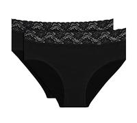 Dim Pack De 2 Braguitas De Talle Alto De Algodón Cotton Plus Féminine Mujer x2