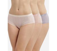 Dim Pack de 3 bóxers de algodón elástico con estampados juveniles de la gama Pockets Coton DIM. Multicolor 36 (36-38)