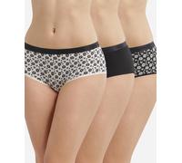 Dim Pack de 3 bóxers de algodón elástico con estampados juveniles de la gama Pockets Coton DIM. Multicolor 36 (36-38)