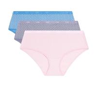 Dim Pack De 3 Bóxers Les Pockets Cotton Couleurs & Motifs Mujer x3