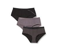 Dim Pack De 3 Bóxers Les Pockets Cotton Couleurs & Motifs Mujer x3, Multicolor, L
