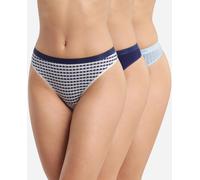 Dim Pack de 3 tangas de algodón elástico con estampados juveniles de la gama Pockets Coton DIM. Multicolor 36 (36-38)