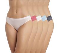 Dim Les Pockets Ecodim Toucher Doux X5 Bóxer, RSE Baller/SIL/BGE/Bl Che/Gr Gra, M (Pack de 5) Mujeres