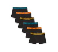Dim Pack de Bóxers Mix And Colors Confort X6, Bóxer Hombre, Noir Ceinture Orange/Bleu/Vert, XXL