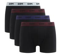 Dim Pack de Bóxers Mix And Colors Cotton Stretch X4, Bóxer Hombre, Noir Ceinture Vert/Bleu/Rouge, XXL