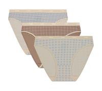 Dim Pack De Braguitas De Algodón Les Pockets Mujer x3, Multicolor, L