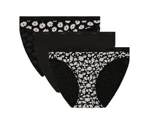 Dim Pack De Braguitas De Algodón Les Pockets Mujer x3