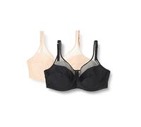 Dim Pack De Sujetadores Sin Aros Generous Classique Mujer x2, Multicolor, 105E