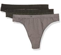 Dim Les Pockets Tanga x3, Multicolor (Multicolor/Gris), 40/42 (M) (Pack de 3) para Mujer