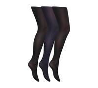 DIM Medias opacas 50D pack x3, Medias para Mujer, Multicolor, L-XL