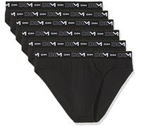 Dim Pack Slip Cotton Stretch Confort X6 Slips, Negro, S Hombre (Pack de 6)