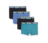 DIM Packs Calzoncillos estilo bóxer de algodón elástico para hombre x4 | Cinturón gráfico de colores | Algodón elástico suave| Comodidad óptima , Multicolor, XL