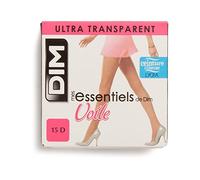 Dim Panty De Velo Transparente Pimienta Mes Essentiels 15D Mujer x1, Negro, L