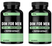DIM para Hombres 300mg, Apoya el Equilibrio Hormonal y la Vitalidad,2pcs