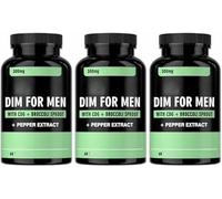 DIM para hombres 300mg, apoya el equilibrio hormonal y la vitalidad, estilo de vida activo,3pcs