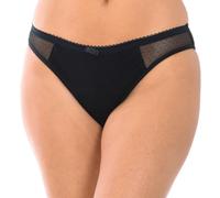 Dim Protect Braga Menstrual Negra Lavable De Algodón Orgánico Para Flujo Abundante Mujer x1 Negro 44/46