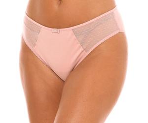 Dim Sans Couture Generous Cotton Bio x1 Bragas, Rosa Arcilla, XXL Mujer