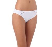 Dim Slip Blanco Ecodim De Algodón Mujer x1, Blanco, S