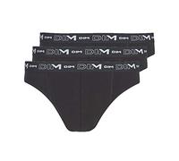 Dim Slip Cotton Stretch Confort X3, Slip Hombre, Negro (Black), S