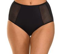 Dim Slip De Talle Alto Vientre Plano Ecodim Mujer x1, Negro, S