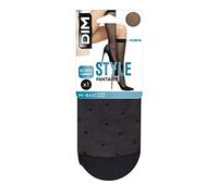DIM Style Mini media Fantasía Plumetis Medias, Mujer, Negro (Negro 127), One Size (Tamaño del fabricante:35/41)