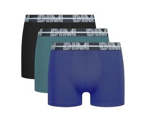 Dim Style Powerful Coton Stretch X3 Ropa Interior, Nr/Egipcio/Virida, L (Pack de 3) para Hombre