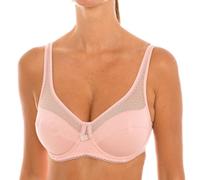 Dim Avec Armatures Generous Coton Bio X1 Sujetador, Arcilla Rosa, 90C para Mujer