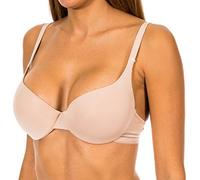 Dim Sujetador Push up Con Aros y Relleno Invisifit x1, Beige, 85B