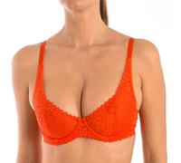 DIM Sujetador con aros Daily Dentelle x1, Sujetador con aros para Mujer, Rojo (Red), 85B