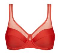 Dim Sujetador Con Aros Generous Clásico X1, Sujetador sin aros Mujer, Rojo (Red), 95C