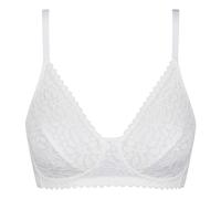 Dim Sujetador Sin Aros Linea Daily Dentelle X1, Sujetador sin aros Mujer, Blanco (White), 100D