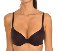 Dim Sujetador Push up Con Aros y Relleno Invisifit x1, Marrón, 90C