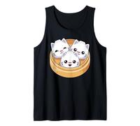 Dim Sum - Dumplings de Gato Kawaii para Mujeres, niños y niñas Camiseta sin Mangas