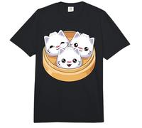 Dim Sum - Dumplings de Gato Kawaii para Mujeres, niños y niñas Comfort Colors Adult Heavyweight T-Shirt