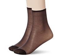 Dim Tobilleros Sublim Voile Brillant Mujer x2, Negro, Talla única