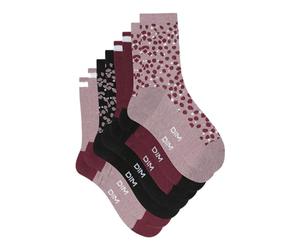 Dim Women - Ecodim Style Calcetines Confortables de Algodón X4 | Calcetines Suaves y Transpirables | Talones Reforzados, Multicolor, Talla Única
