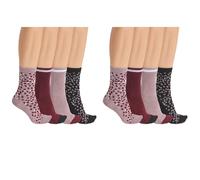 DIM Women - Pack Ecodim Style Calcetines Confortables de Algodón x8 | Calcetines Suaves y Transpirables | Talones Reforzados, Multicolor, Talla Única