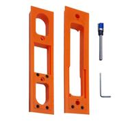 Dima Bisagras Jamba Puerta Juego De Montaje Portátil Antideslizante | Kit de plantilla de apriete para bisagras de puerta, ligero, portátil, preciso, rápida reparación e instalación de madera