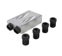Silverline Tools 868549 - Plantilla, guía de taladro y corte, 6, 8 y 10 mm
