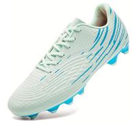 DimaiGlobal Botas de Fútbol Hombre Zapatos de Fútbol con Tacos Altos para Césped Natural e Indoor Antideslizantes para Entrenamiento y Fútbol Sala Zapatillas de Fútbol 41EU Azul