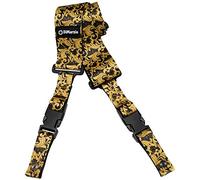 DiMarzio® ClipLock® Steve Vai UtoPIA, correa de guitarra de liberación rápida, 2 pulgadas, negro/dorado
