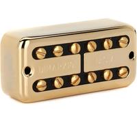 DiMarzio DP 293GBK PAF'Tron Neck Filtertron Humbucker - Pastilla para guitarra eléctrica, color dorado y negro