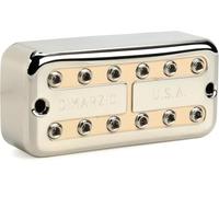 DiMarzio DP 297FNCR Super Distor'Tron™ Bridge - Cubierta de níquel con inserción, color crema